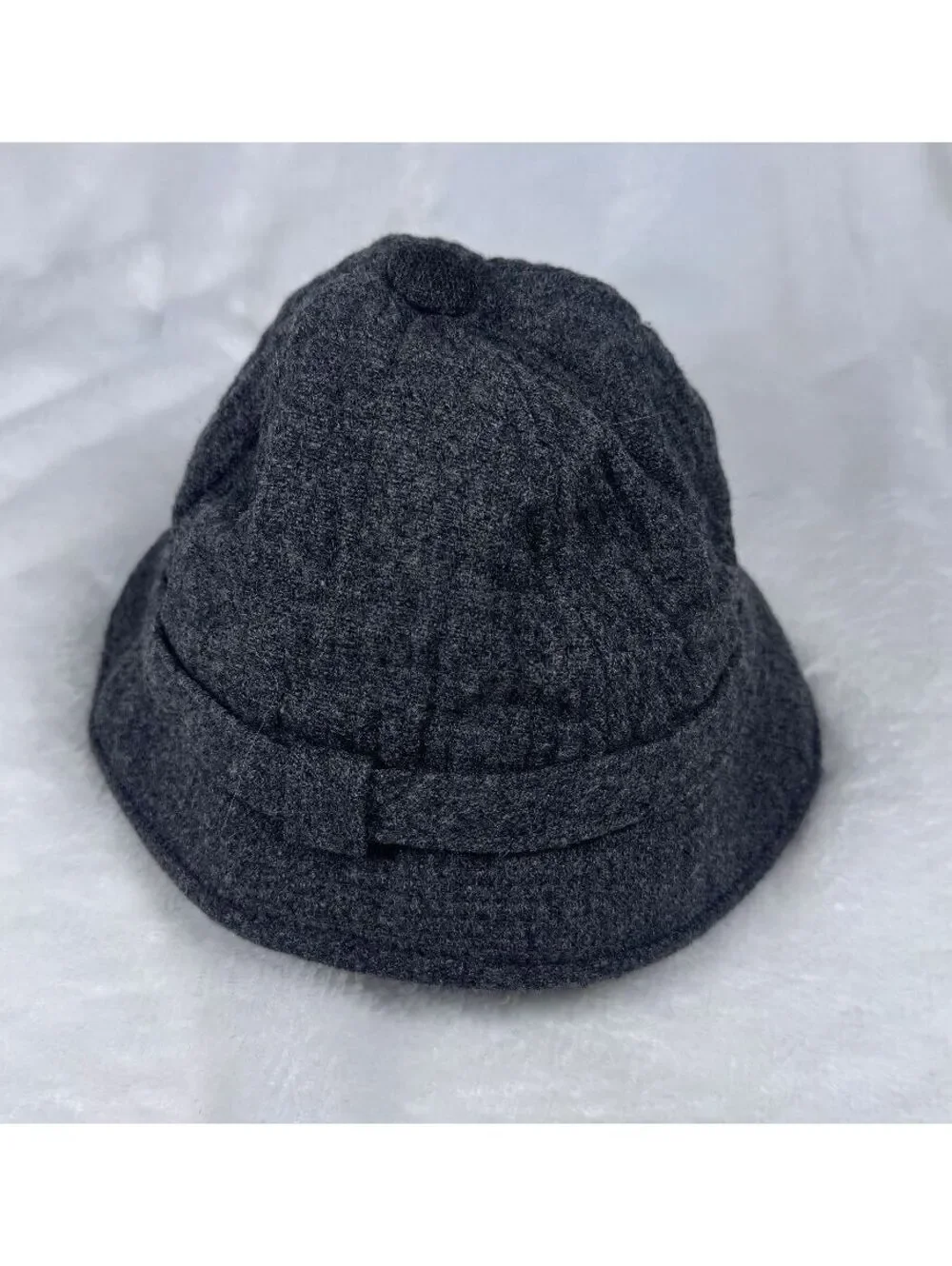 Child's Sherlock Holmes Fedora Hat Cert United Millinery Union (S) Vintage 50s